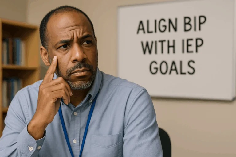 Teacher wondering about BIP and BIP and Replacement Behaviors