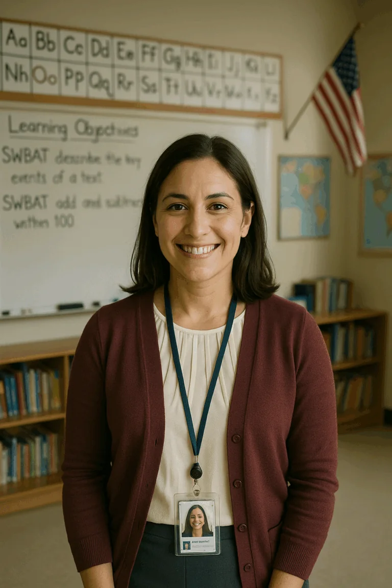 Teacher using Parent Input Form for IEP