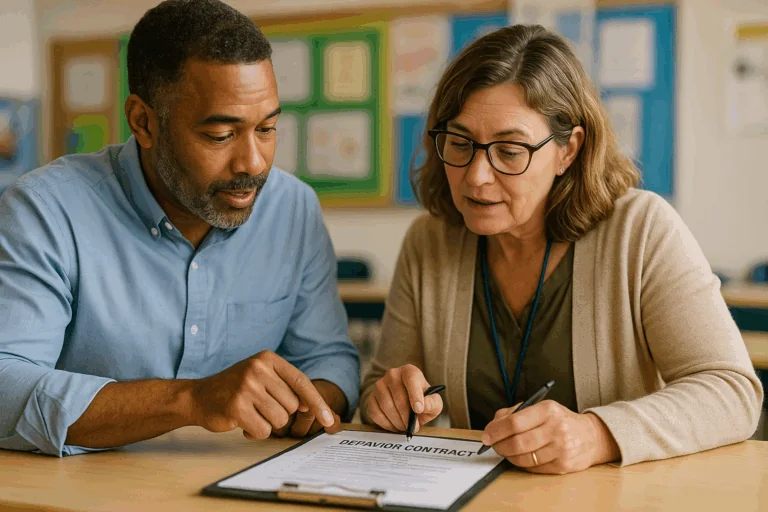 Behavior Contracts Teachers