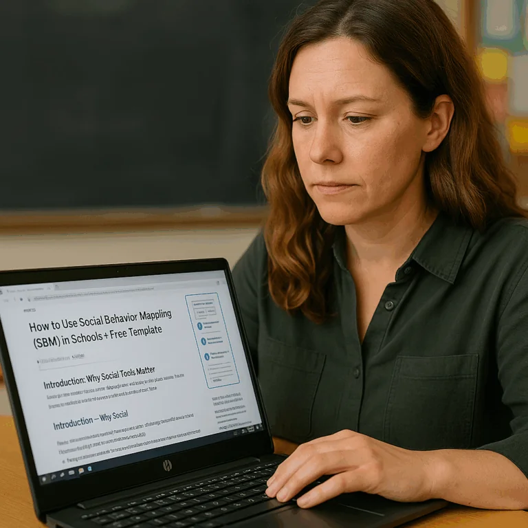 Behavior Social Mapping Teacher Research