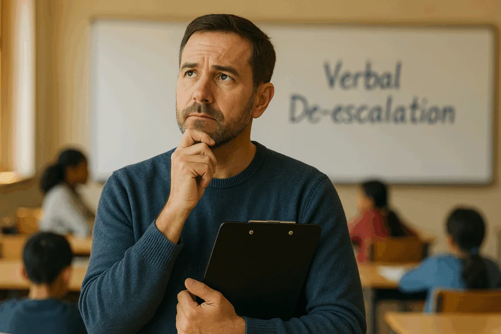 Behavior Intervention Strategies: Verbal De-escalation