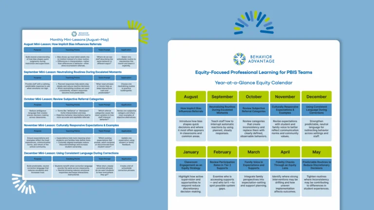 Equity-Focused PBIS Calendar & Mini-Lessons