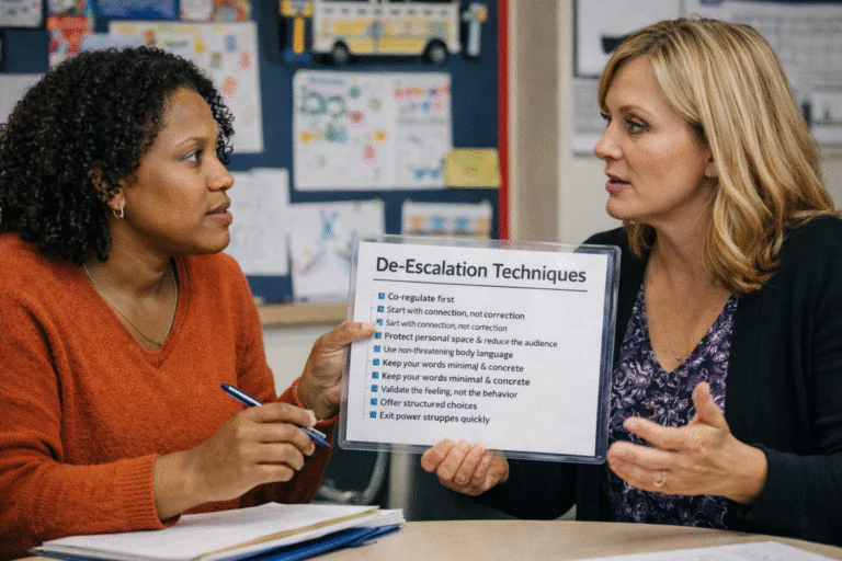 De-escalation techniques