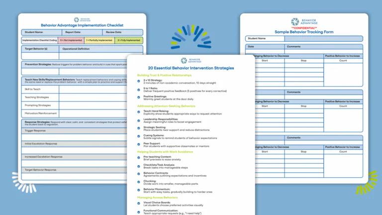 Behavior Plan Starter Kit