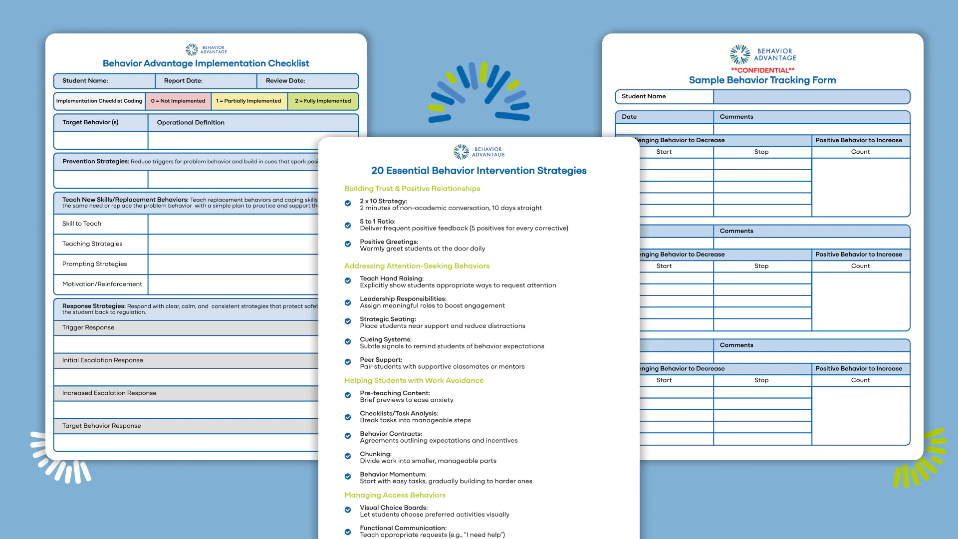 Behavior Plan Starter Kit
