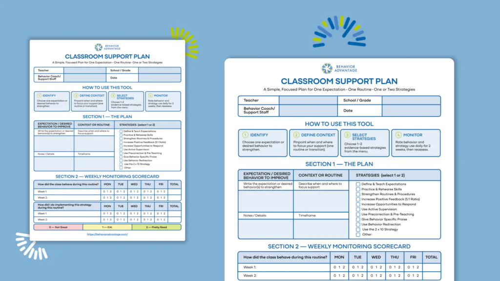 Classroom Behavior Plan vs BIP
