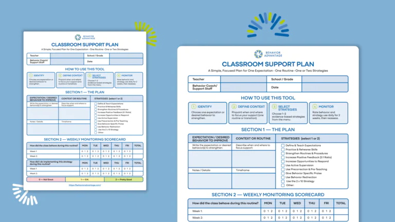 Classroom Behavior Plan vs BIP